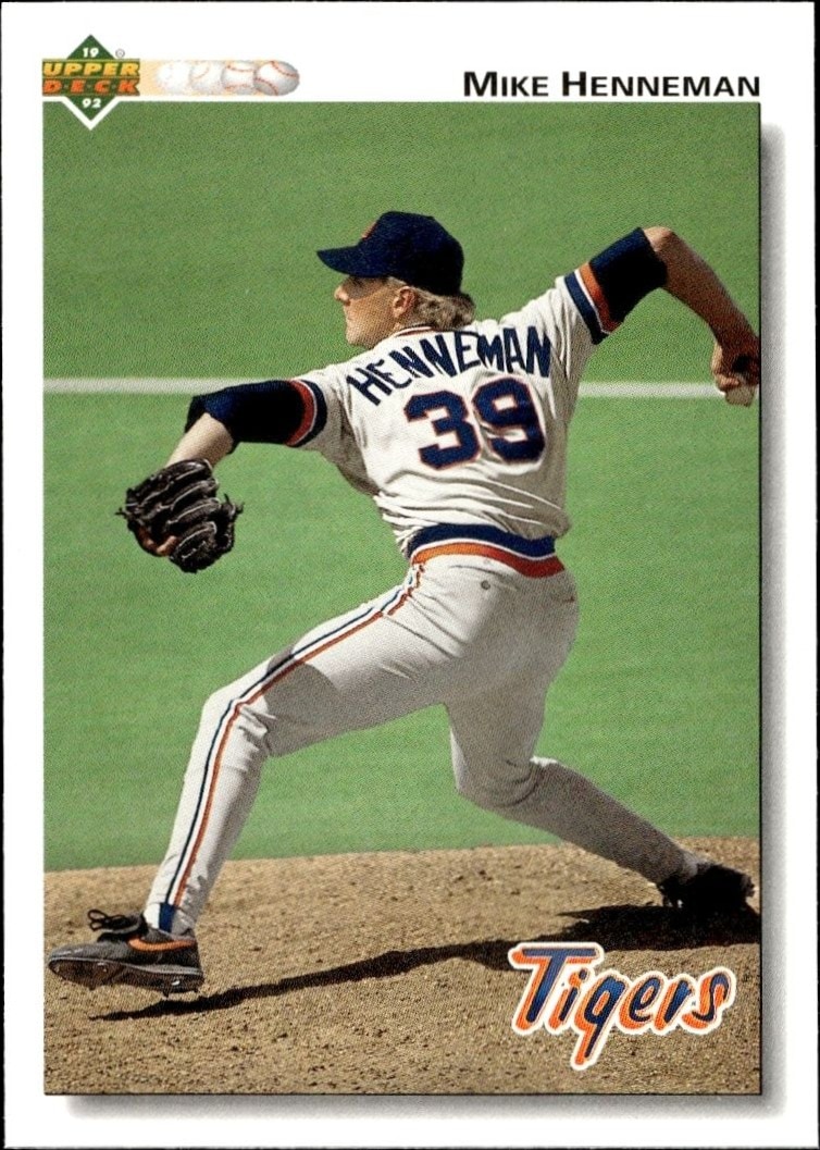 1992 Upper-Deck Low Number Mike Henneman #339 trading card