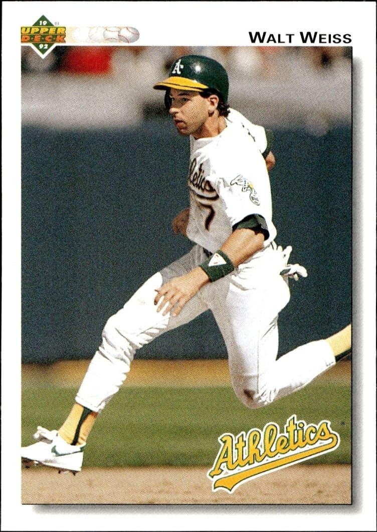 1992 Upper-Deck Low Number Walt Weiss #151 trading card