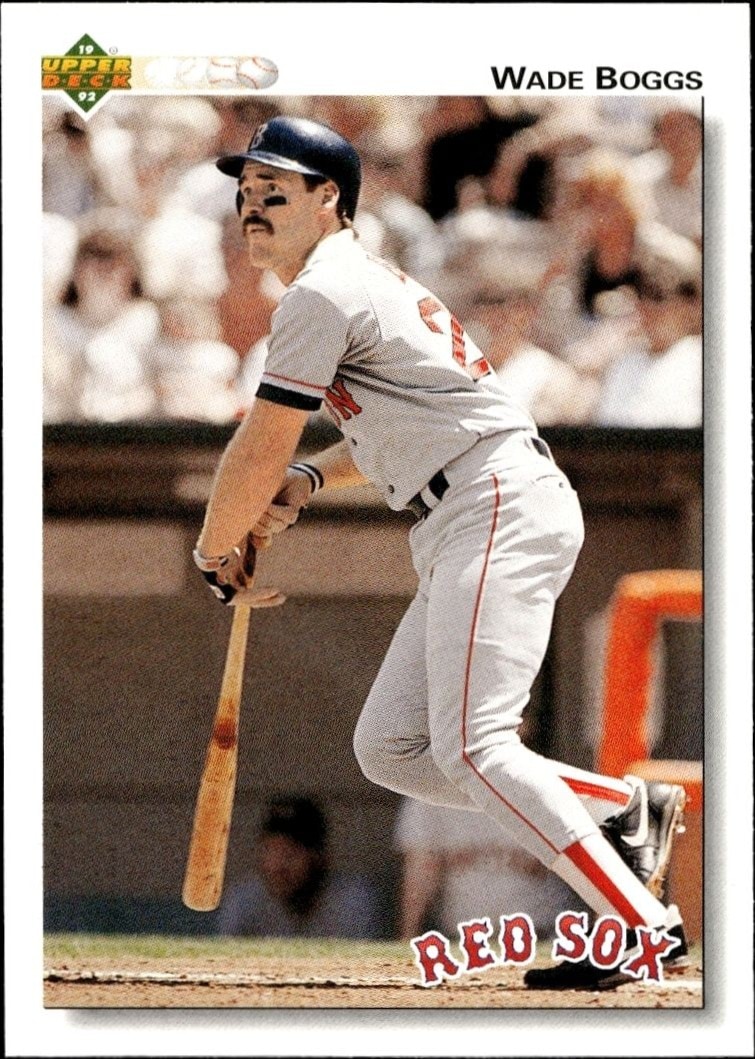 1992 Upper-Deck Low Number Wade Boggs #443 trading card