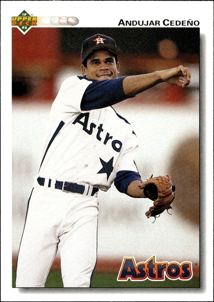 1992 Upper-Deck Low Number Andujar Cedeno #257 trading card
