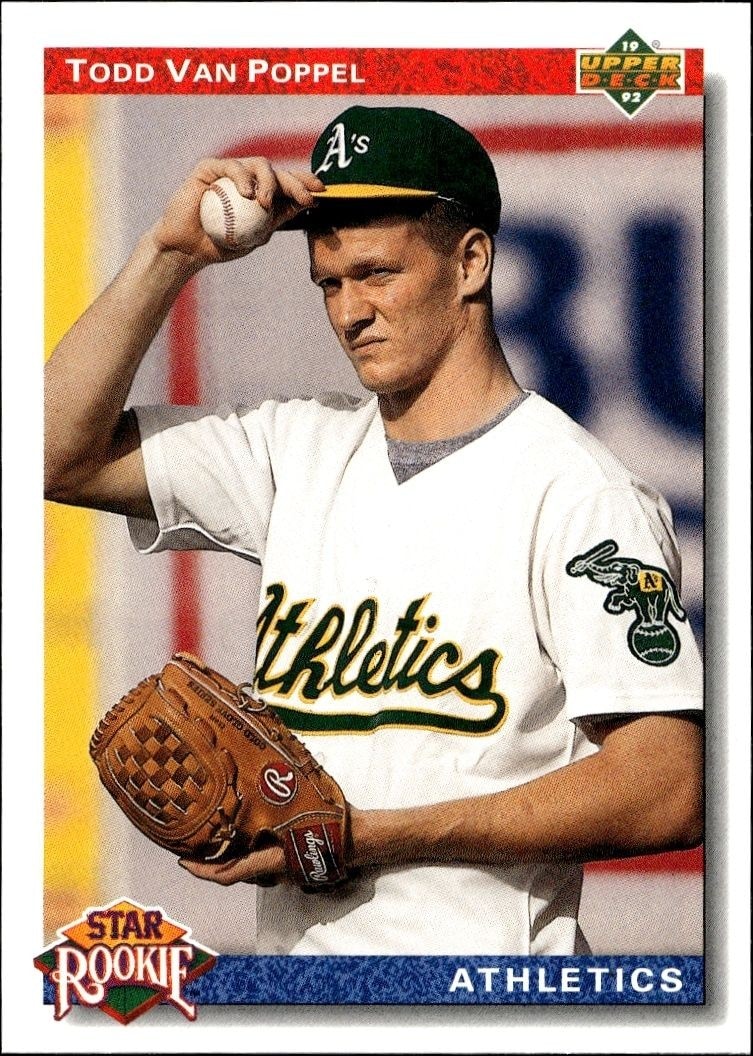 1992 Upper-Deck Todd Van Poppel #22 trading card