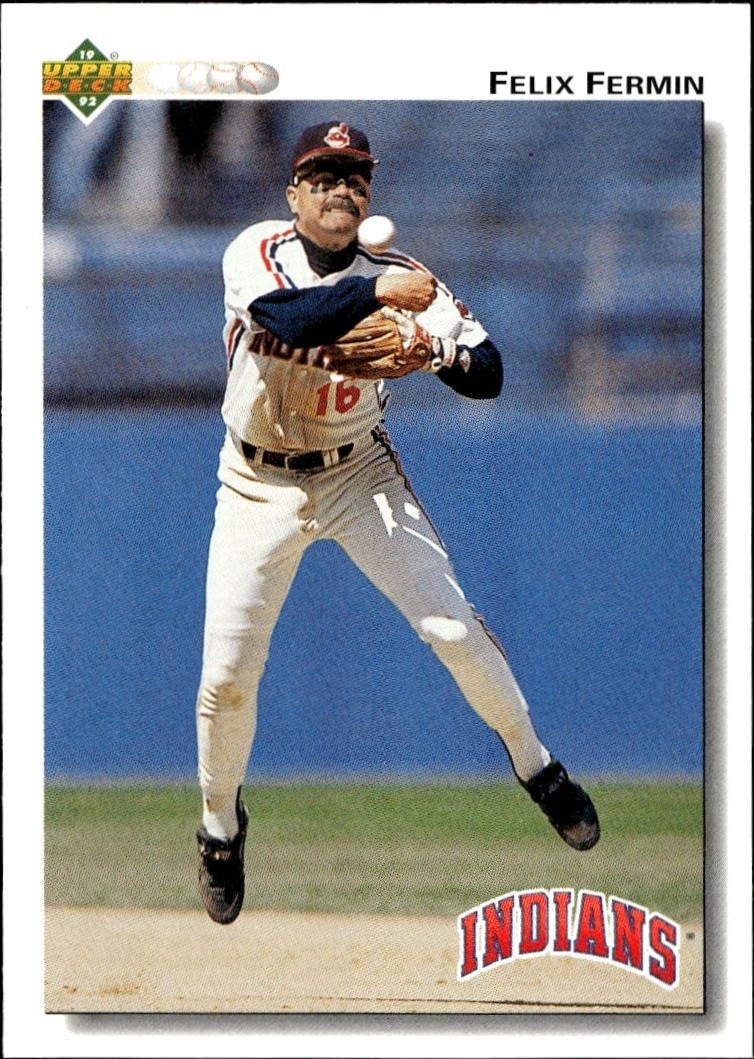 1992 Upper-Deck Low Number Felix Fermin #160 trading card