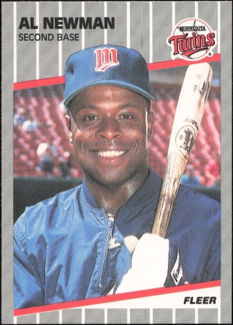 1989 Fleer Al Newman #122 trading card