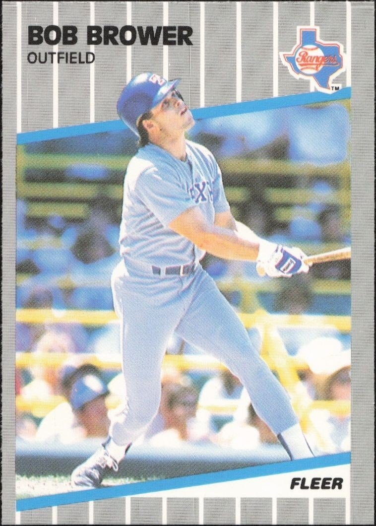 1989 Fleer Bob Brower #514 trading card