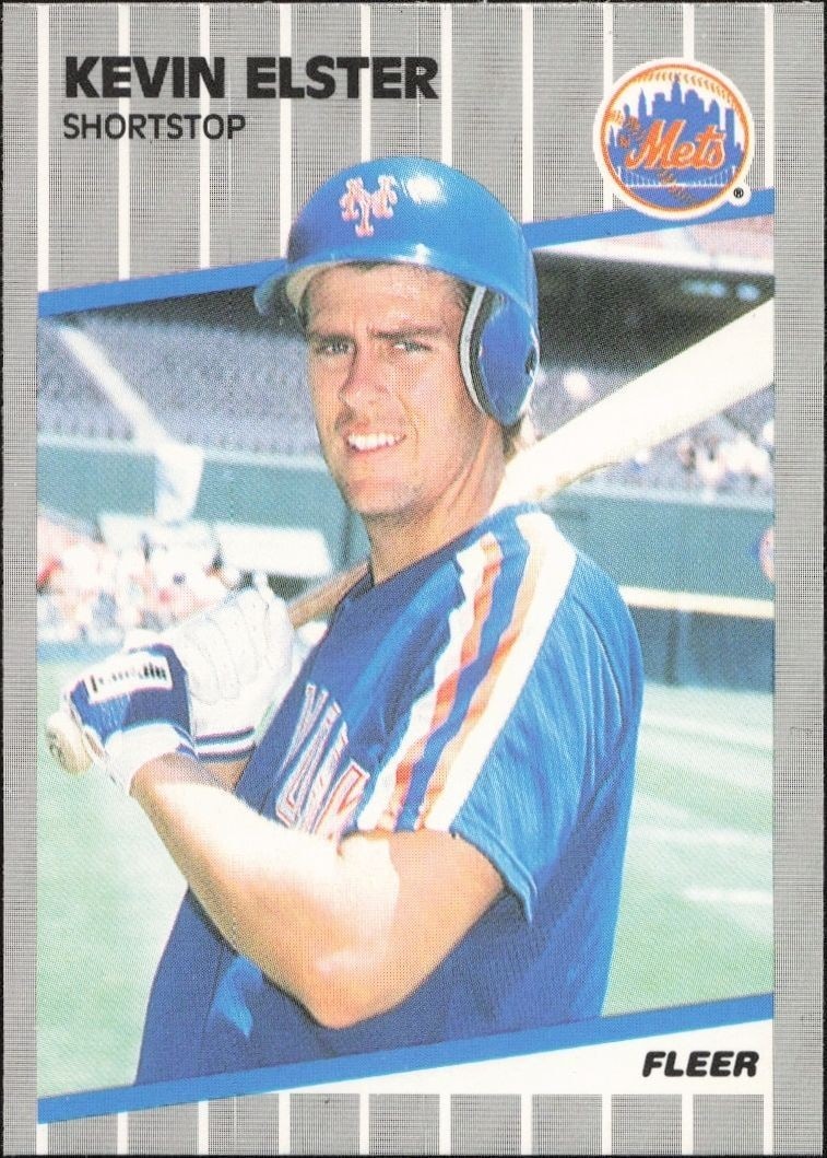 1989 Fleer Kevin Elster #34 trading card