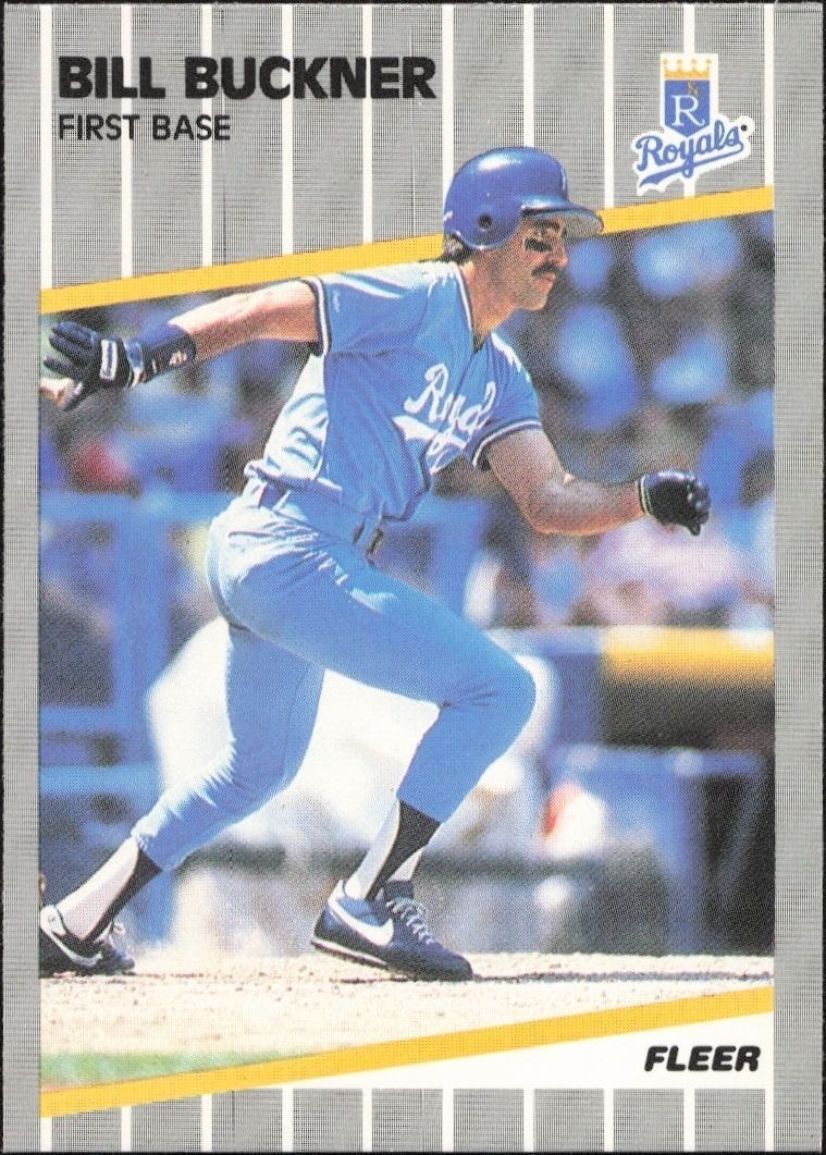 1989 Fleer Bill Buckner #278 trading card