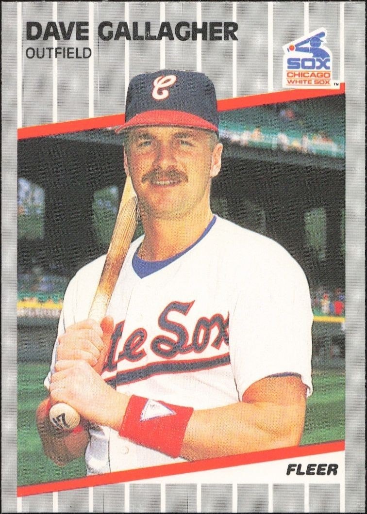 1989 Fleer Dave Gallagher #496 trading card