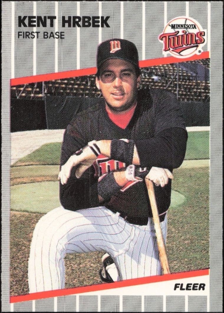 1989 Fleer Kent Hrbek #116 trading card