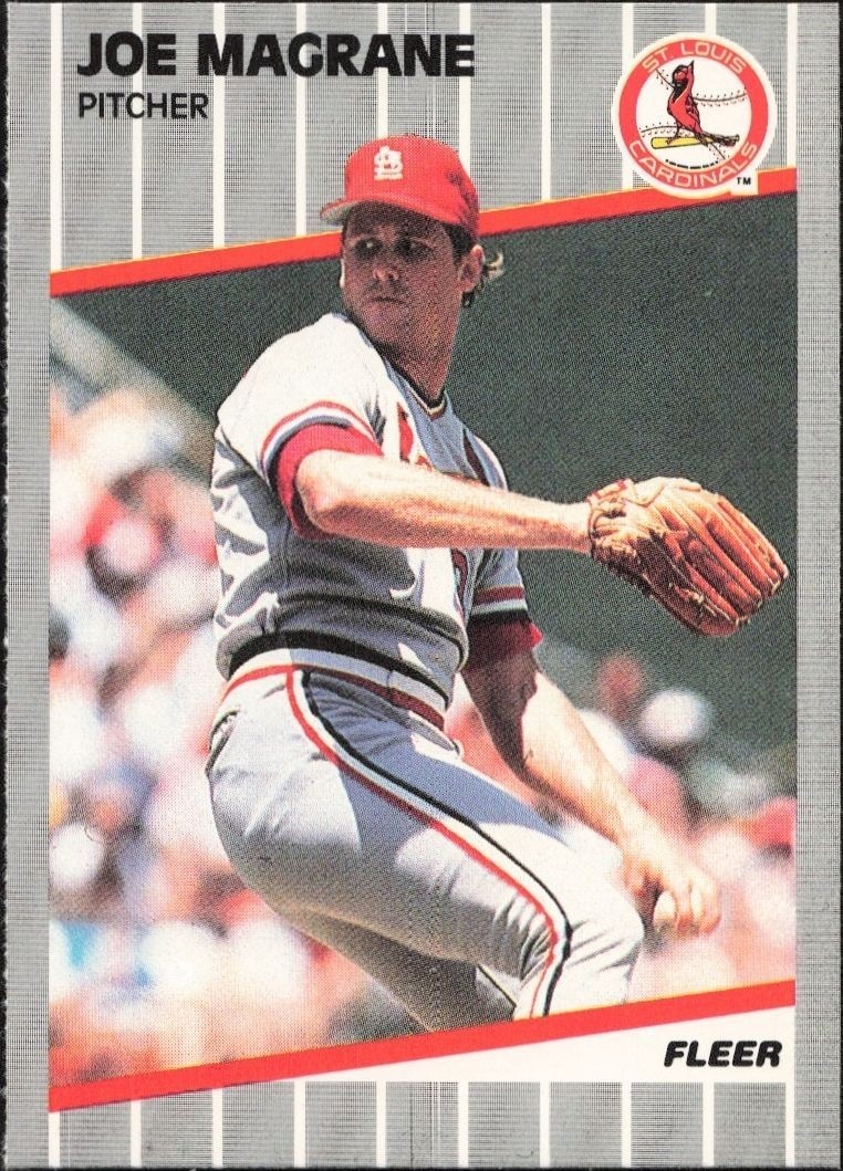 1989 Fleer Joe Magrane #455 trading card