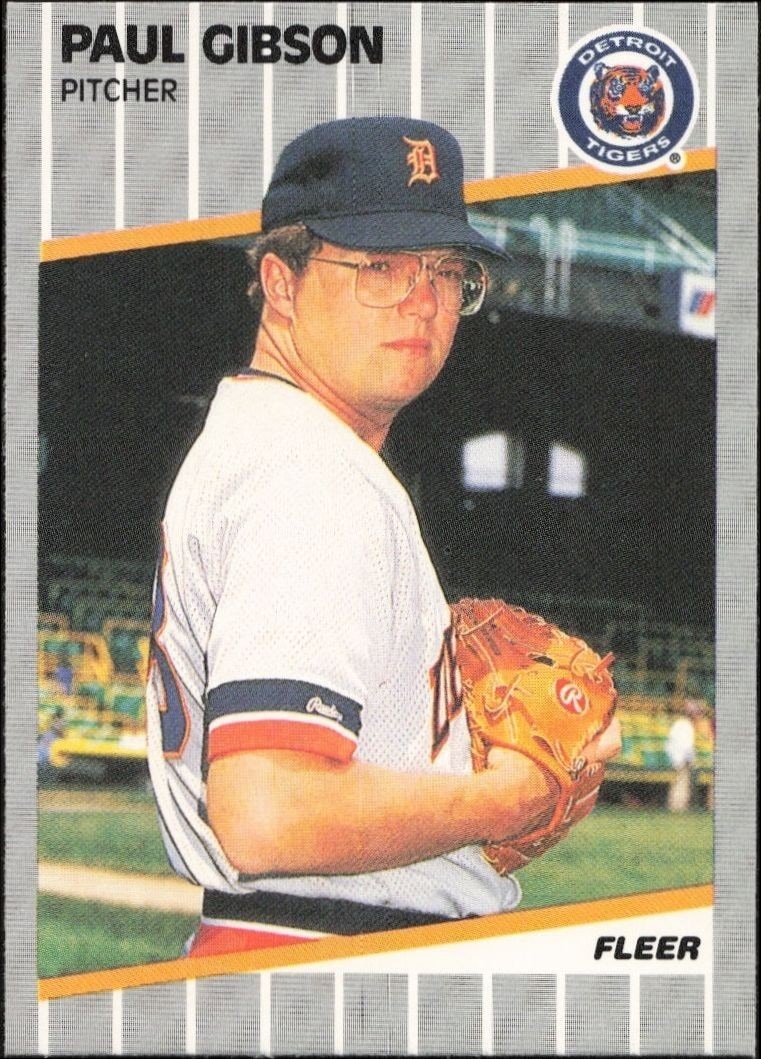 1989 Fleer Paul Gibson #131 trading card
