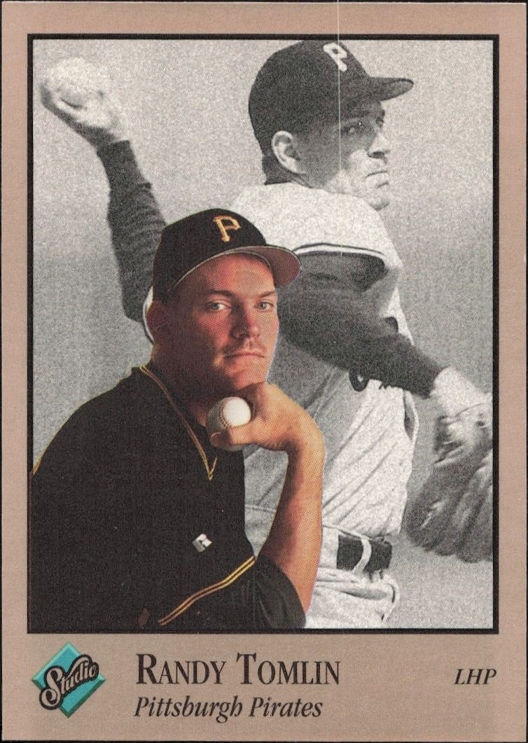 1992 Leaf Studio Randy Tomlin #88 trading card