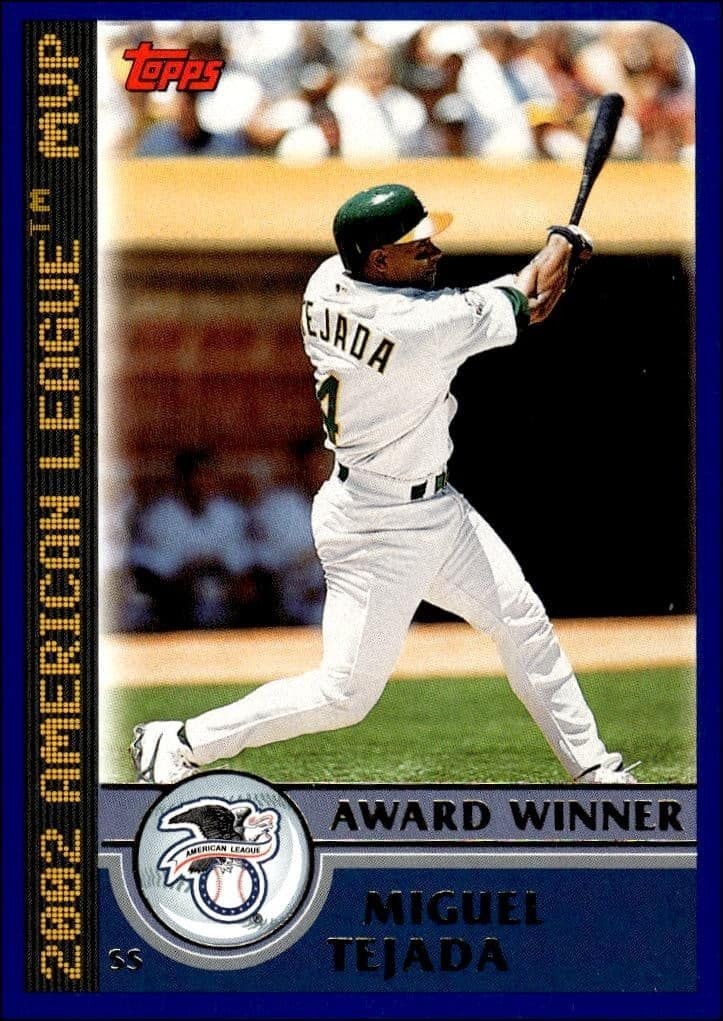 2003 Topps Series 2 Miguel Tejada #705 trading card