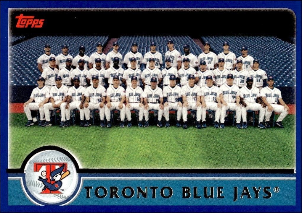 2003 Topps Blue Toronto Blue Jays #659 baseball trading card front