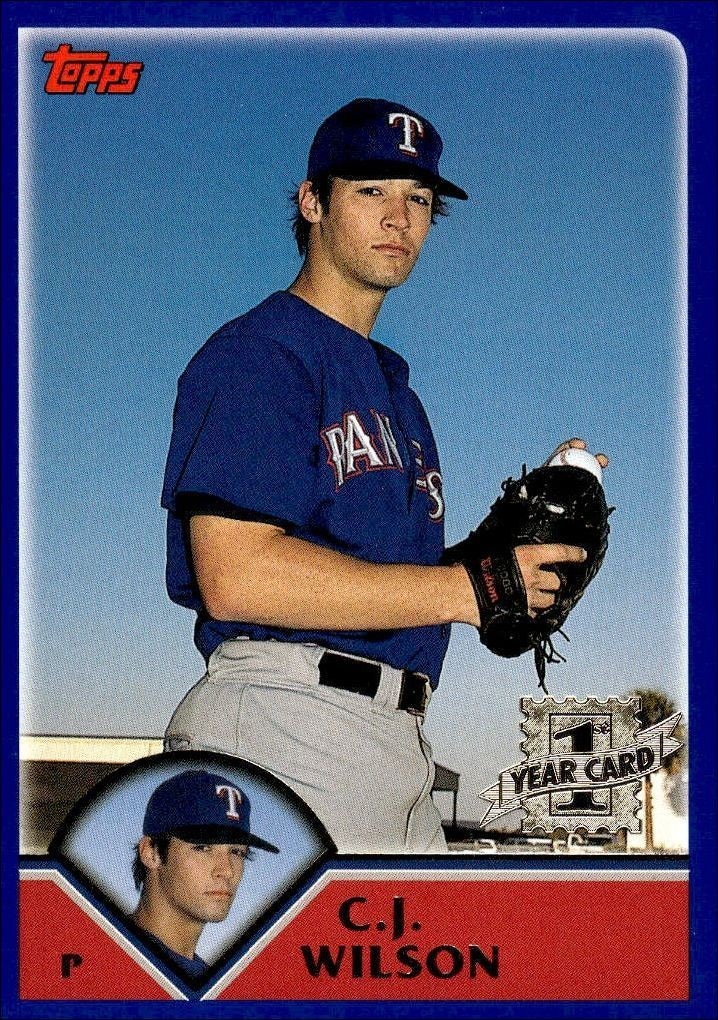 2003 Topps Series 1 C.J. Wilson #313 trading card