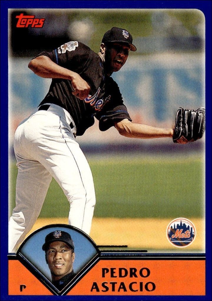 2003 Topps Series 2 Pedro Astacio #482 trading card