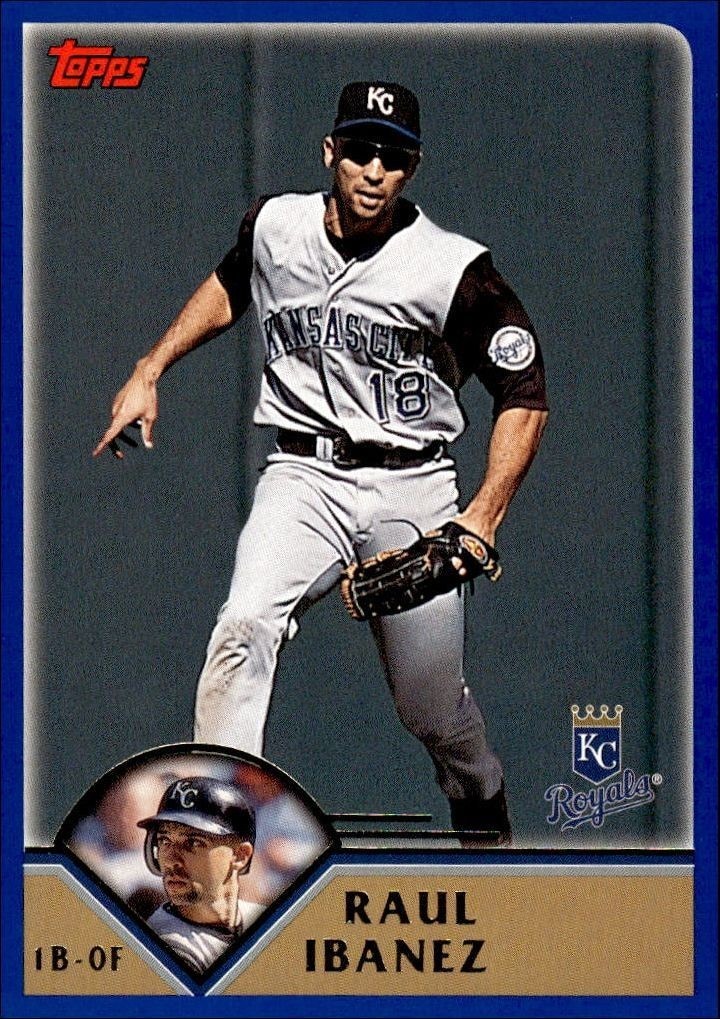 2003 Topps Series 1 Raul Ibanez #308 trading card