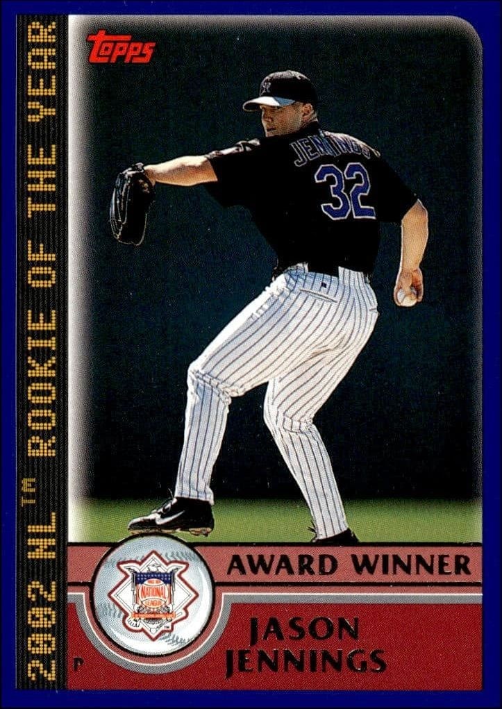 2003 Topps Series 2 Jason Jennings #708 trading card