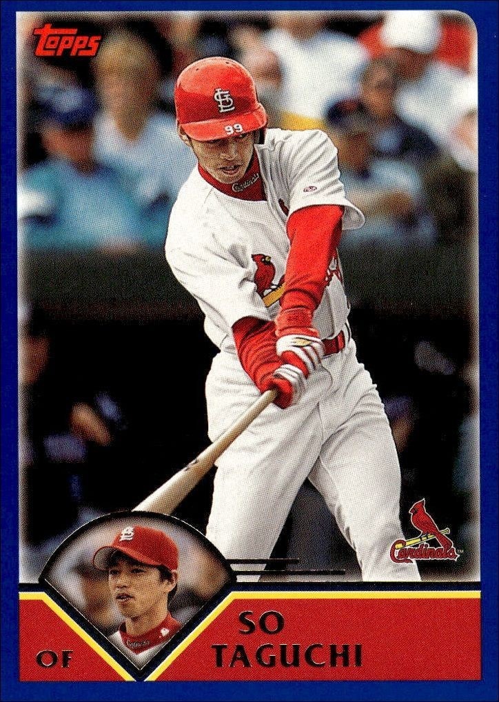 2003 Topps Series 2 So Taguchi #567 trading card