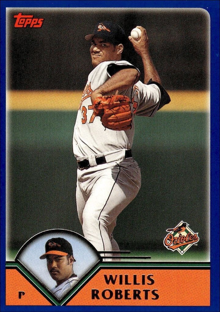 2003 Topps Series 2 Willis Roberts #557 trading card