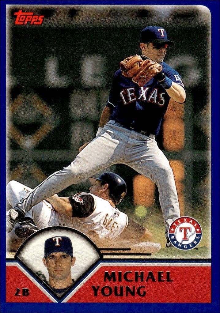 2003 Topps Series 2 Michael Young #513 trading card