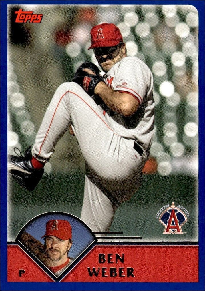 2003 Topps Series 2 Ben Weber #511 trading card