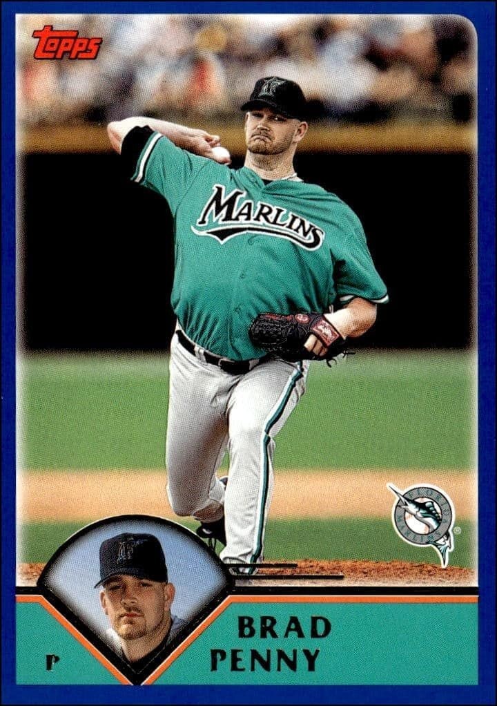 2003 Topps Series 2 Brad Penny #504 trading card