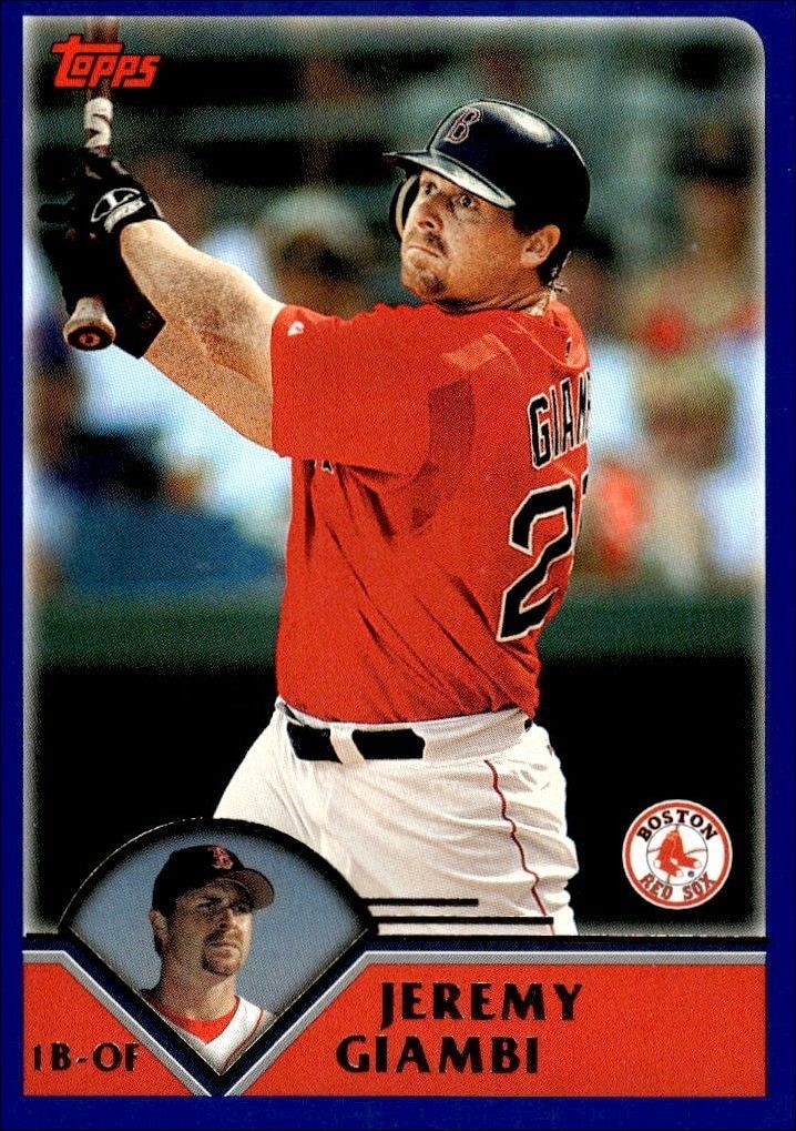 2003 Topps Series 2 Jeremy Giambi #494 trading card