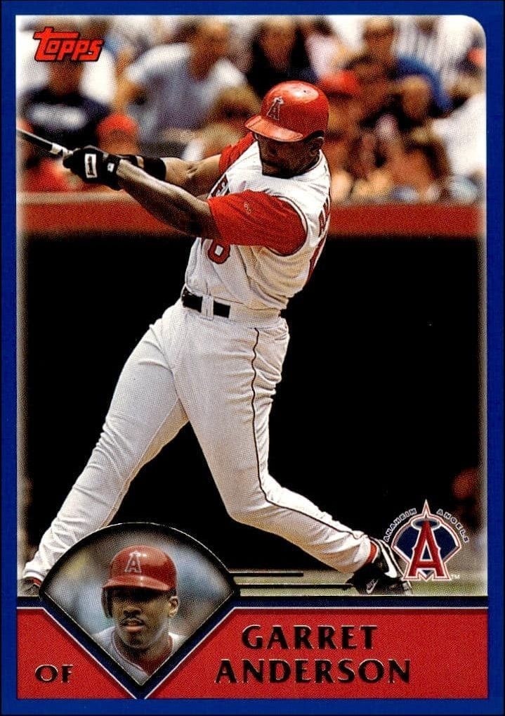 2003 Topps Series 2 Garret Anderson #600 trading card