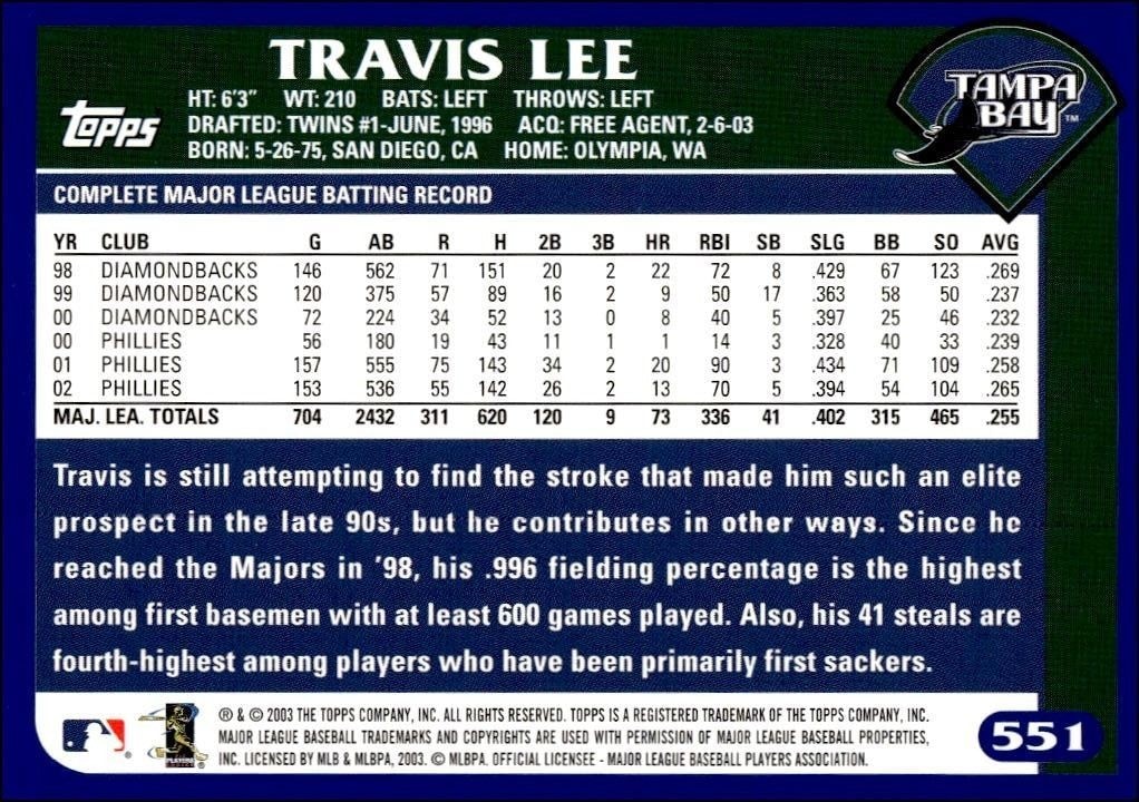 Travis Lee - Back