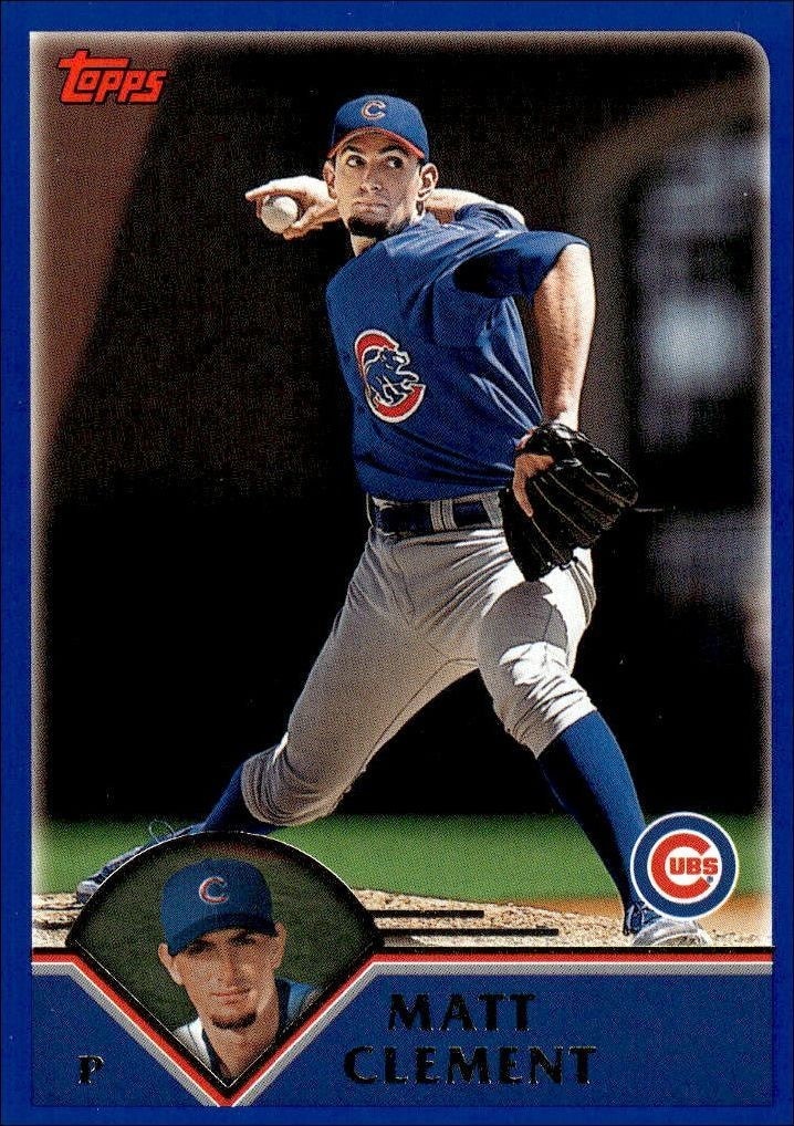 2003 Topps Series 2 Matt Clement #539 trading card