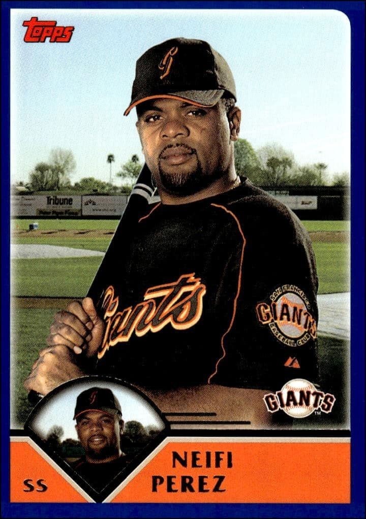 2003 Topps Series 2 Neifi Perez #527 trading card