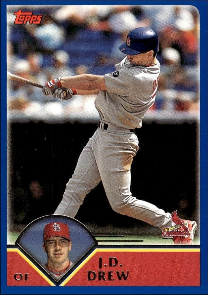 2003 Topps Series 2 J.D. Drew #624 trading card