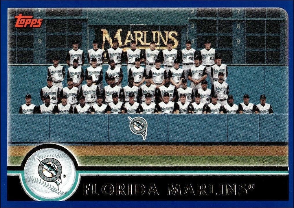 2003 Topps Series 2 Florida Marlins #641 trading card