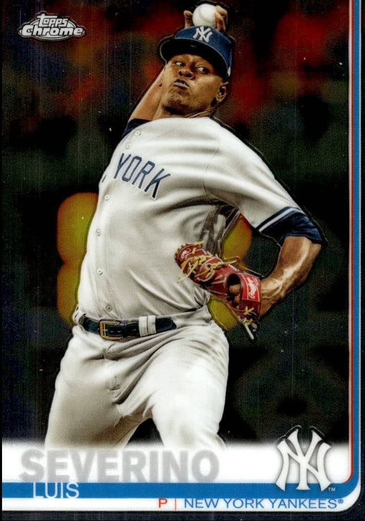 2019 Topps Chrome Luis Severino #98 trading card