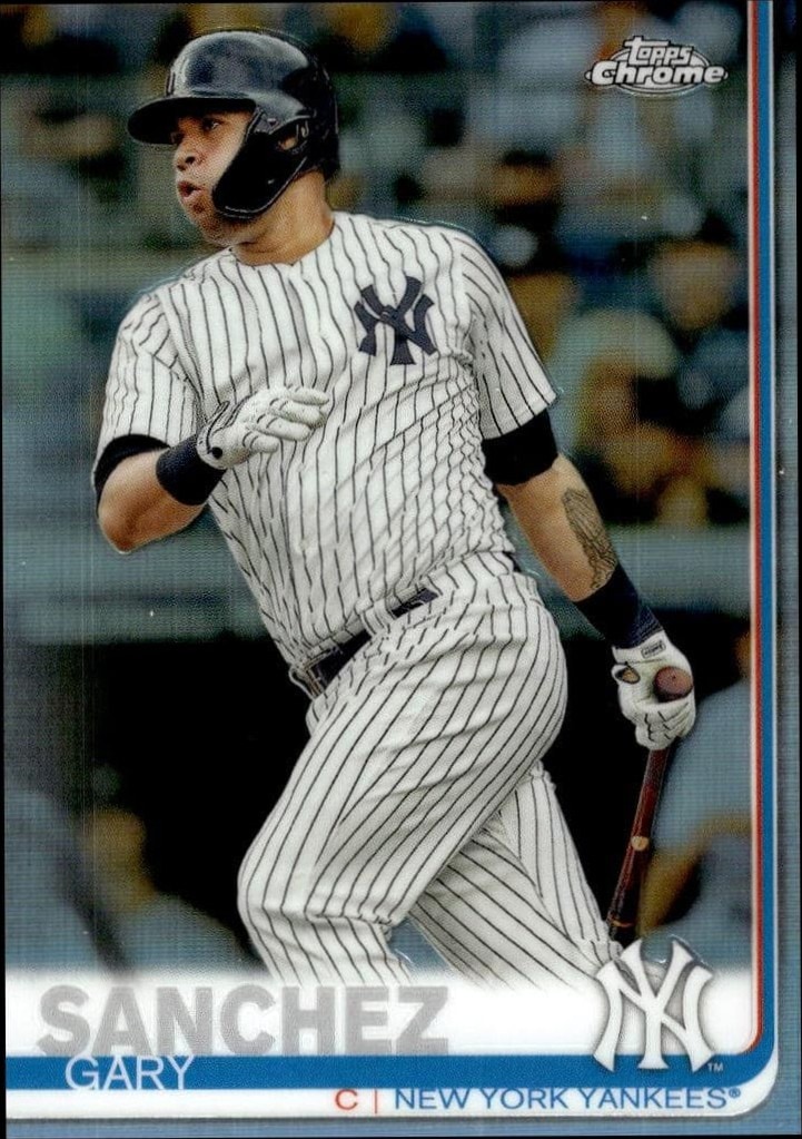 2019 Topps Chrome Gary Sanchez #353 trading card