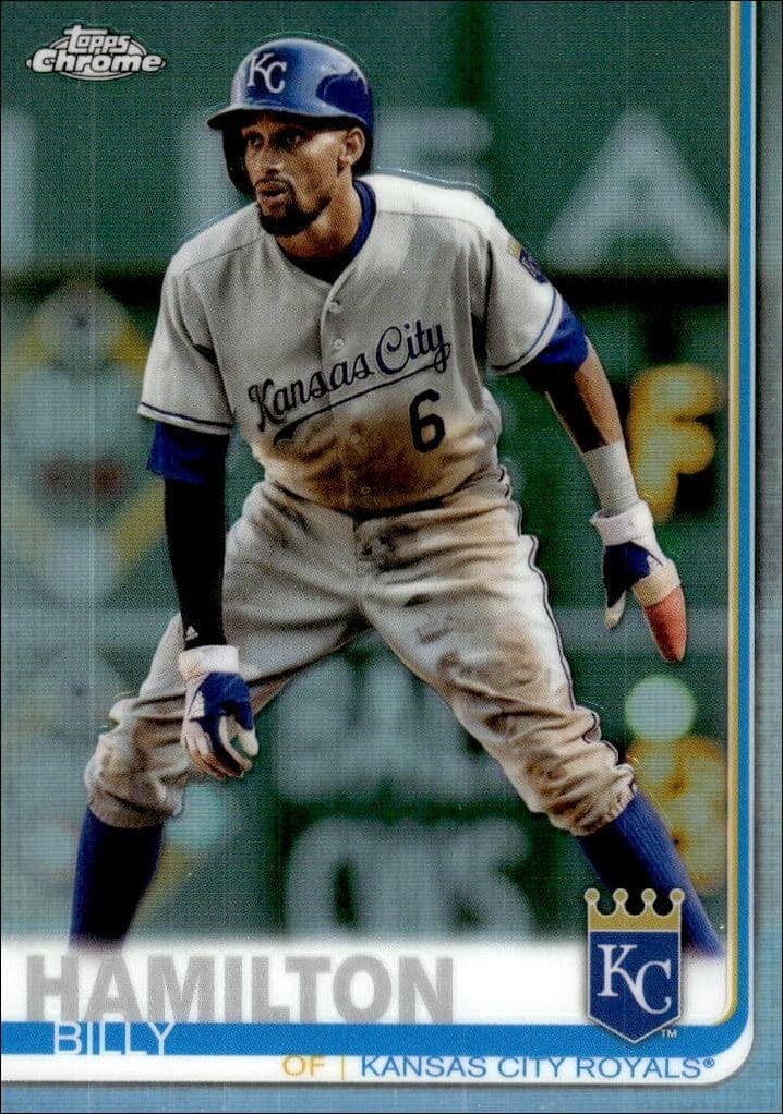 2019 Topps Chrome Billy Hamilton #142 trading card