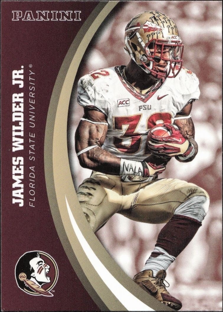 2015 Panini Florida State Seminoles James Wilder Jr. #30 trading card