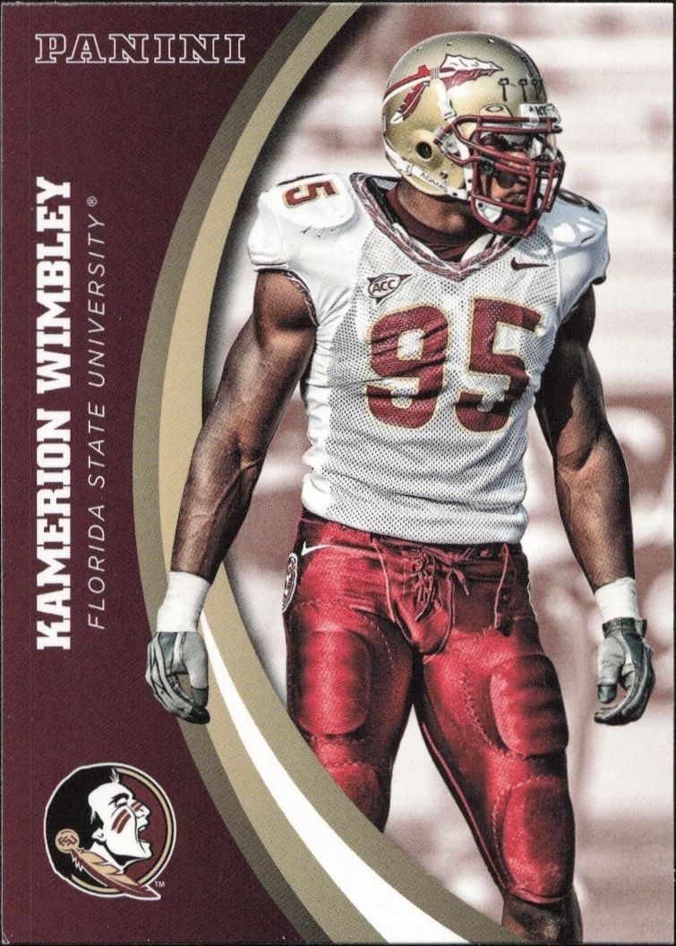 2015 Panini Florida State Seminoles Kamerion Wimbley #32 trading card