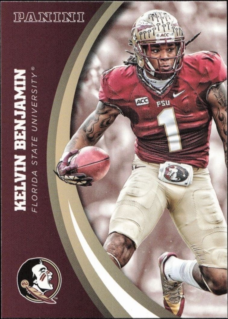 2015 Panini Florida State Seminoles Kelvin Benjaman #34 trading card