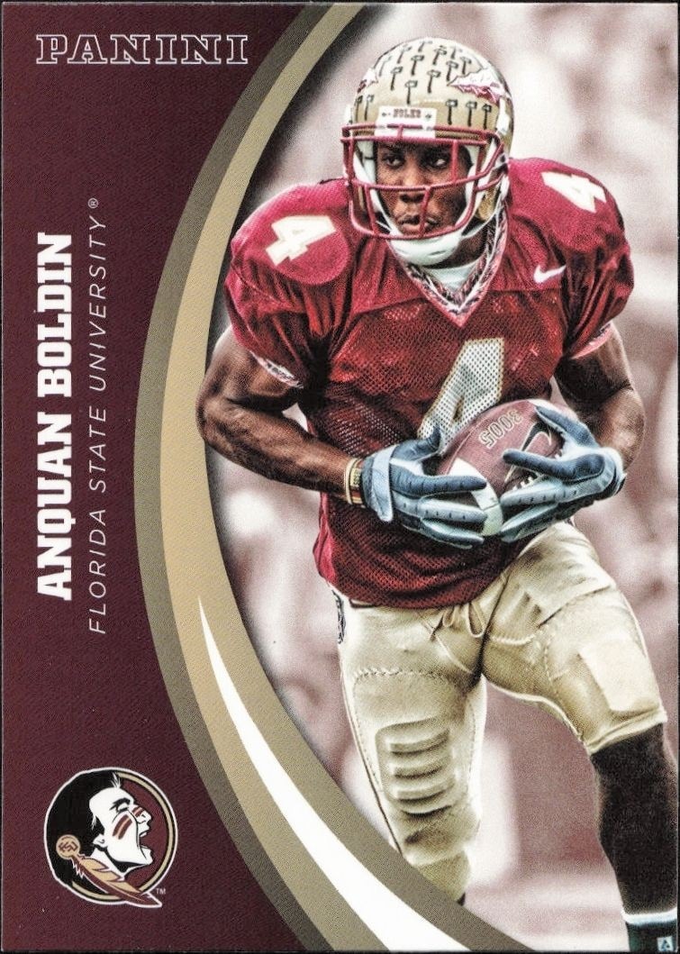 2015 Panini Florida State Seminoles Anquan Boldin #31 trading card