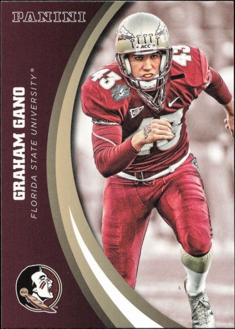 2015 Panini Florida State Seminoles Graham Gano #27 trading card
