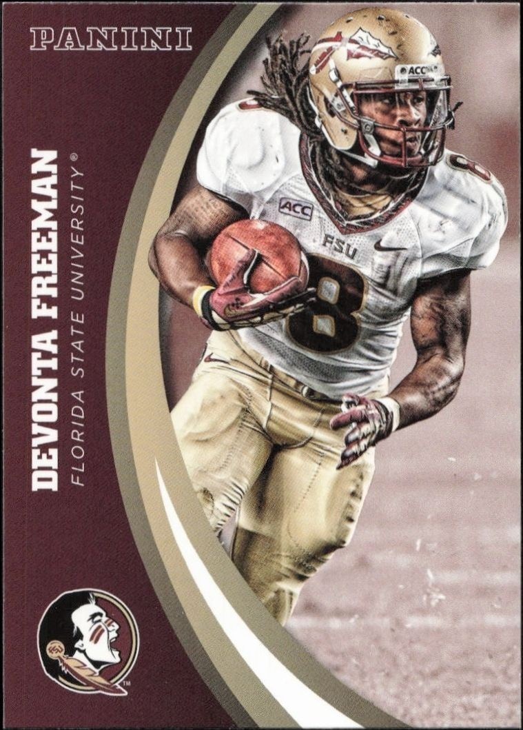 2015 Panini Florida State Seminoles Devonta Freeman #19 trading card