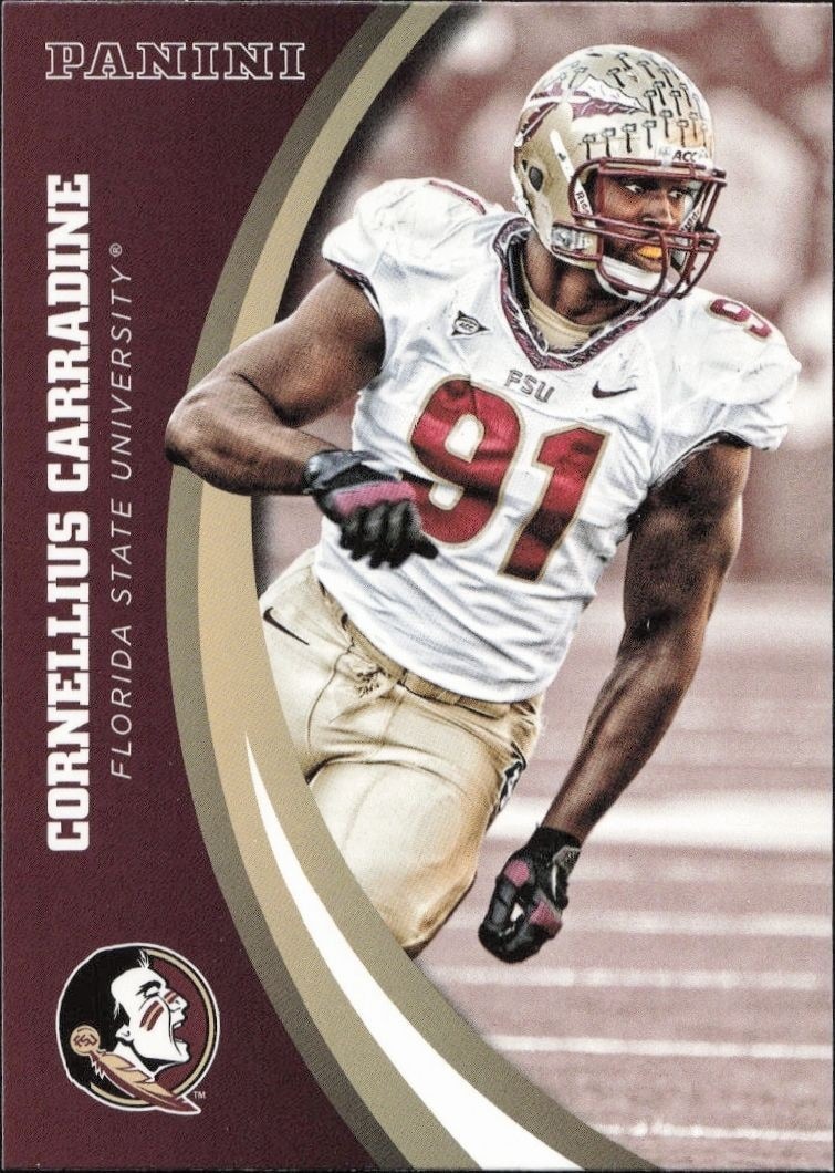 2015 Panini Florida State Seminoles Cornellius Carradine #14 trading card