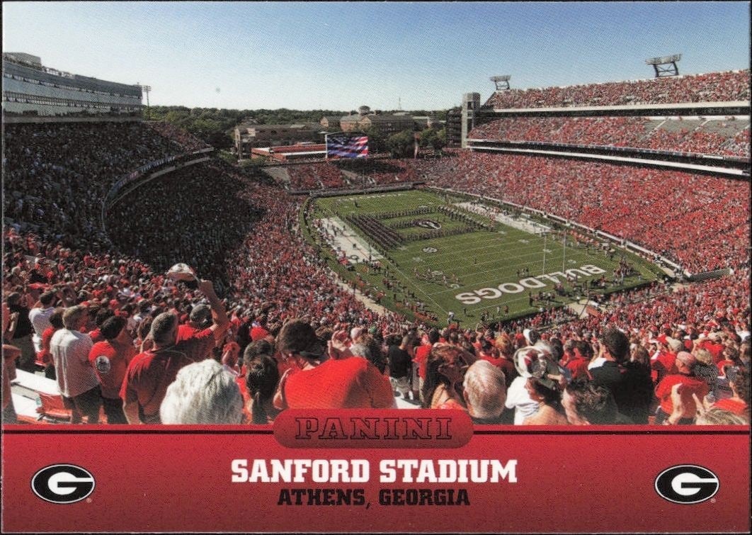 2015 Panini Sanford Stadium #8 trading card