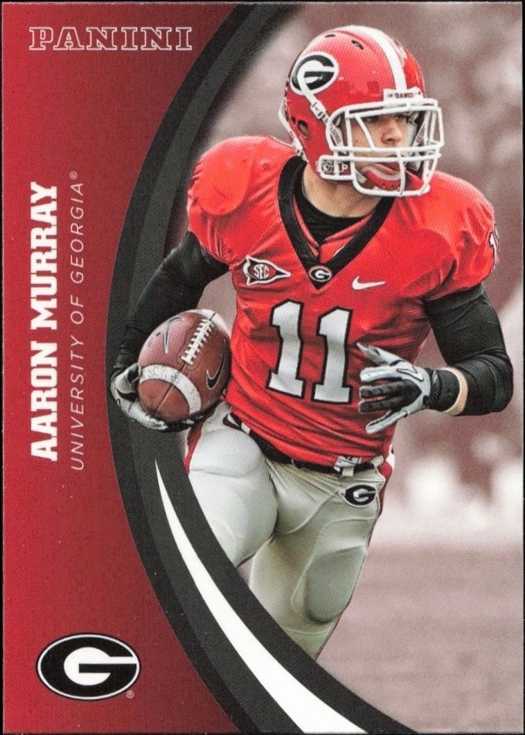 2015 Panini Aaron Murray #44 trading card