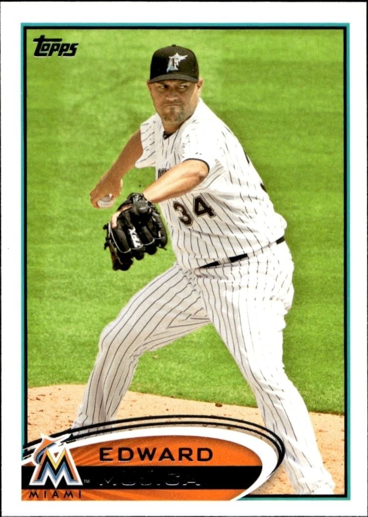 2012 Topps Series 1 Edward Mujica #178 trading card