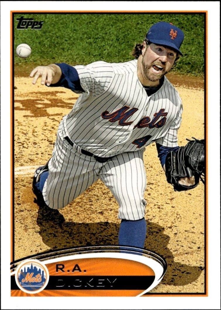 2012 Topps Series 1 R.A. Dickey #279 trading card