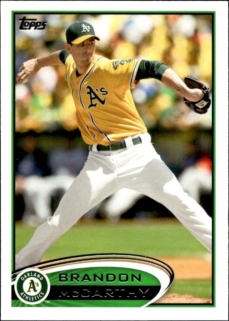 2012 Topps Series 1 Brandon McCarthy #73 trading card
