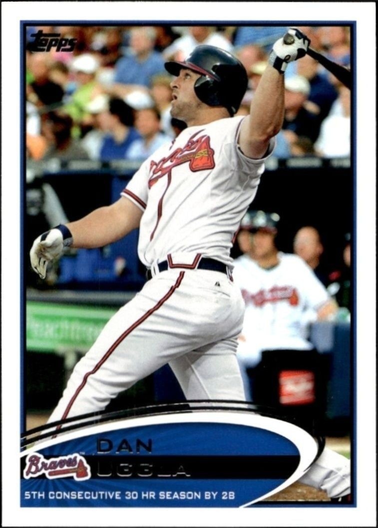 2012 Topps Series 2 Dan Uggla #579 trading card