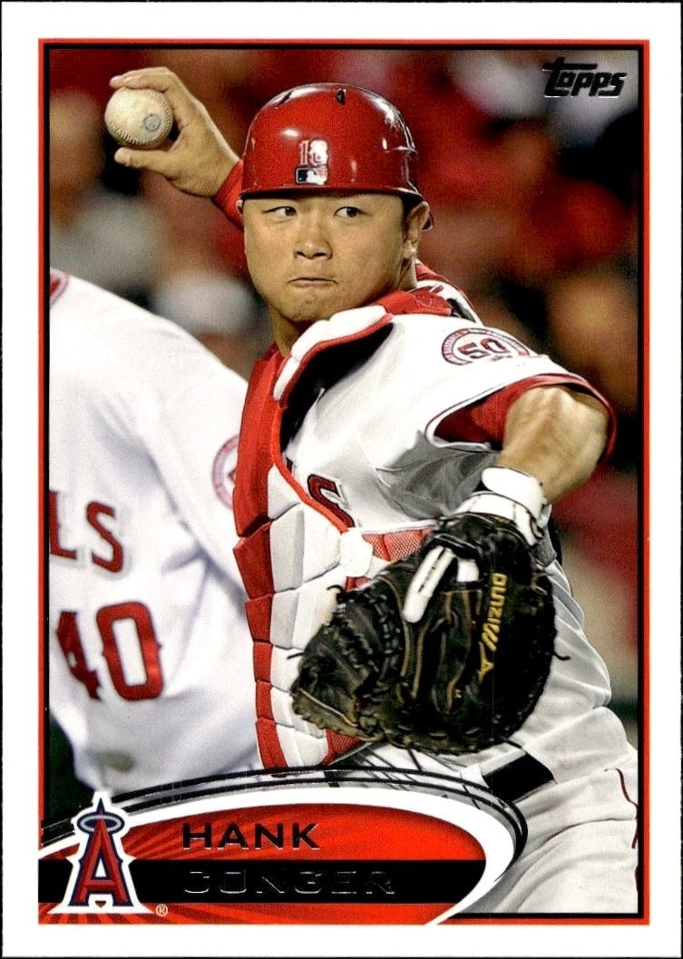 2012 Topps Series 2 Hank Conger #597 trading card